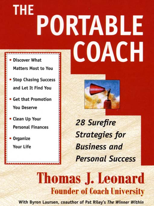 Title details for The Portable Coach by Byron Laursen - Available